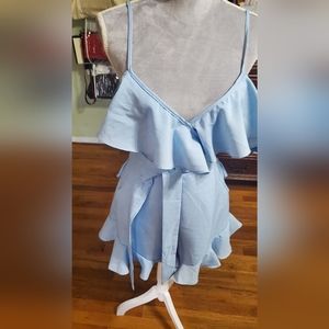 Baby Blue linen jumper